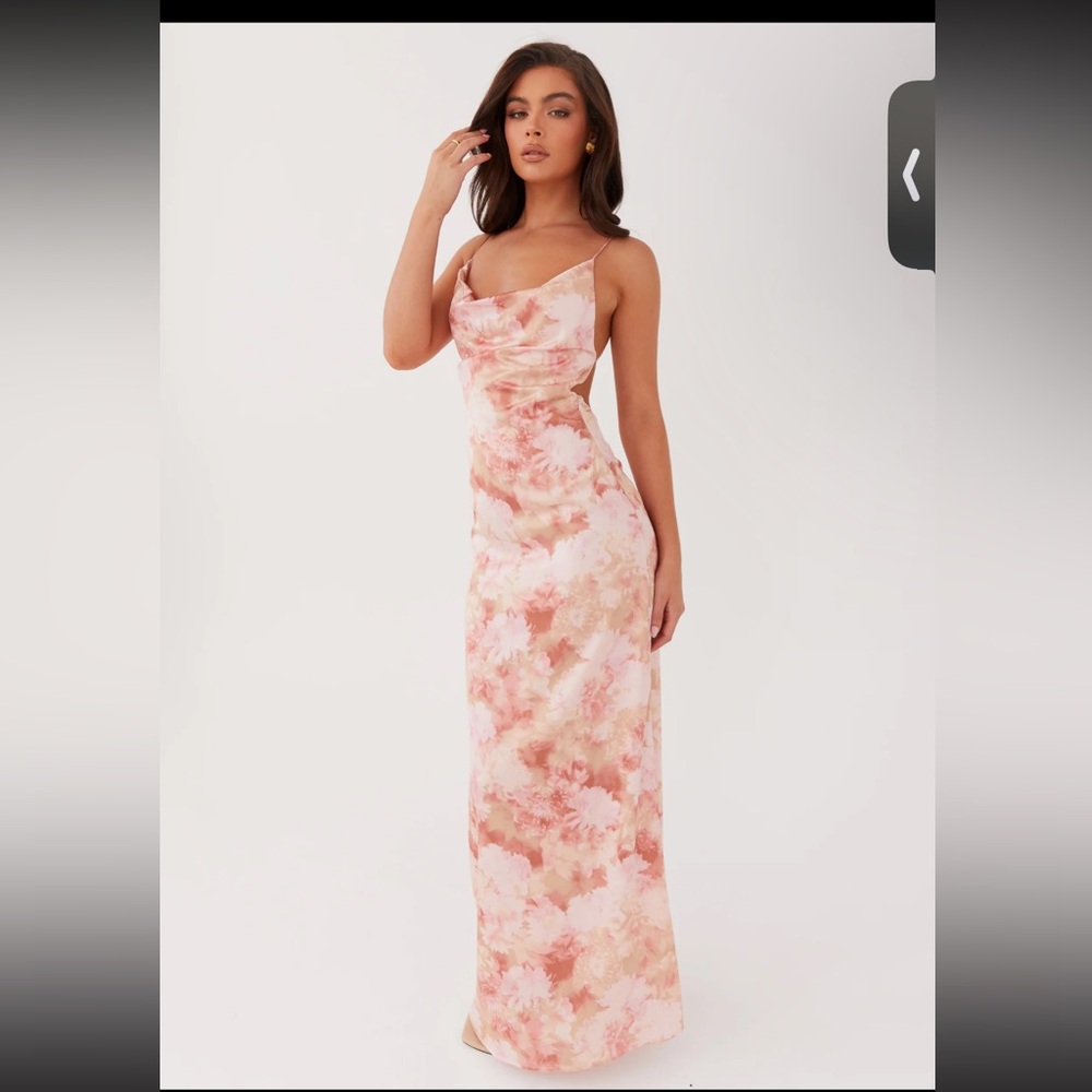 Peppermayo Pink floral Maxi dress